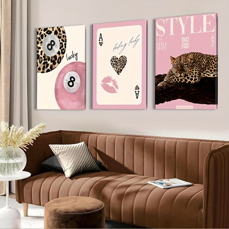 Home Office Ideas - 3 قطع من لوحات الفن الجداري