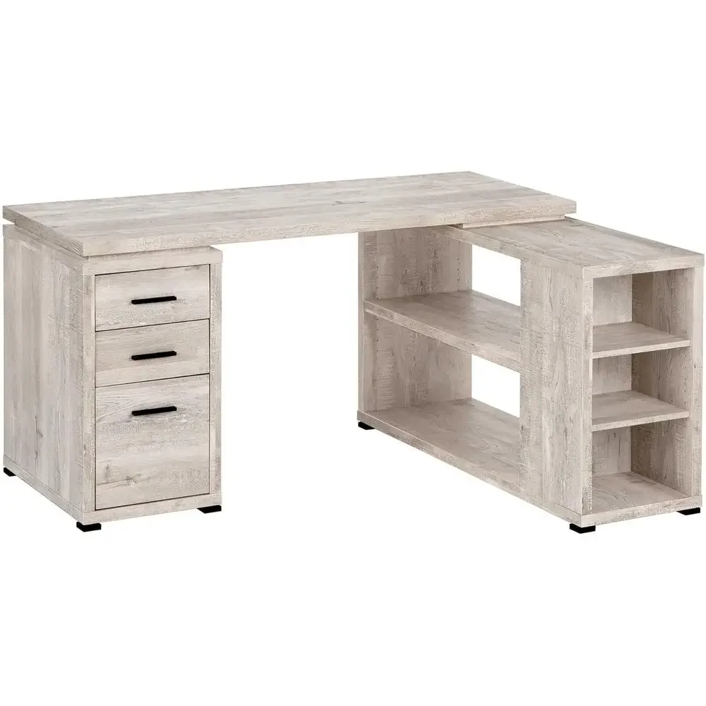 Home Office L Shaped Desk - مكتب على شكل حرف L بسعة