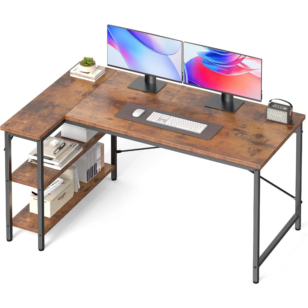 Home Office L Shaped Desk - مكتب على شكل حرف L مقاس