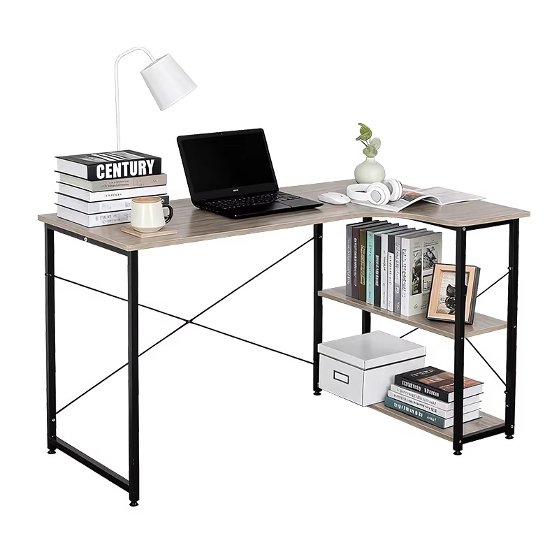 Home Office L Shaped Desk - مكتب زاوية على شكل حرف L