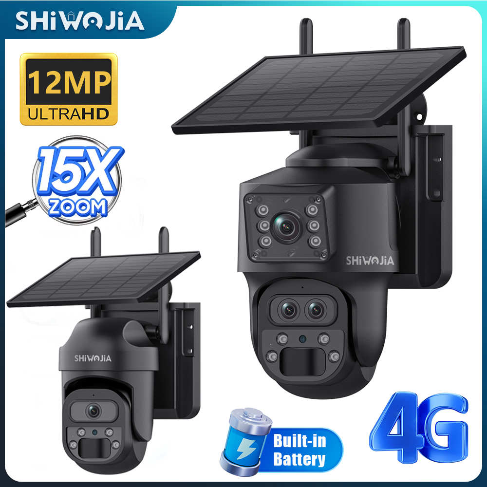 Home Office Zoom - كاميرا SHIWOJIA 15X ZOOM الشمسية 4G