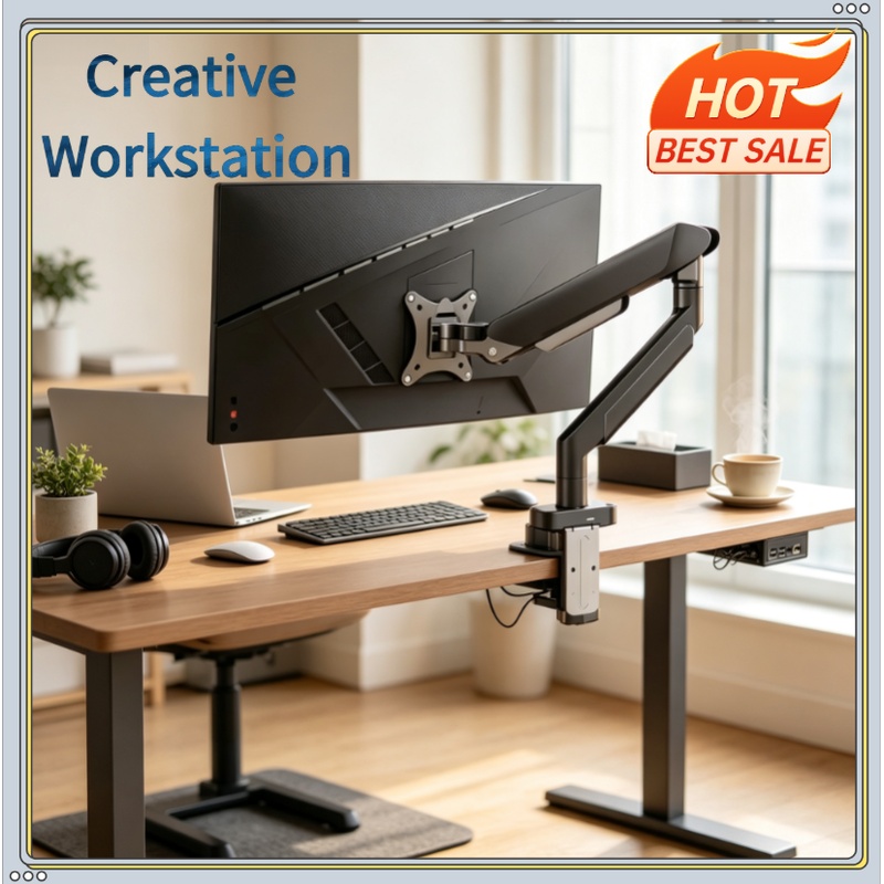 Monitor Riser Stand - حامل شاشة أحادي للشاشات من 14