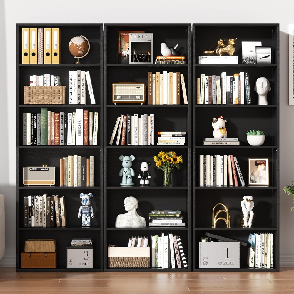 رف كتب مفتوح بـ 6 طبقات، ارتفا - مراجعة Home Office Room وسعره