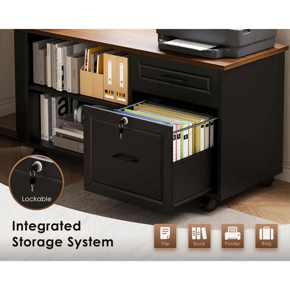 مكتب كهربائي على شكل حرف L مقا - مراجعة Home Office L Shaped Desk وسعره