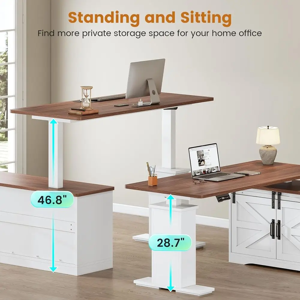 مكتب قابل للتعديل على شكل حرف  - مراجعة Home Office L Shaped Desk وسعره