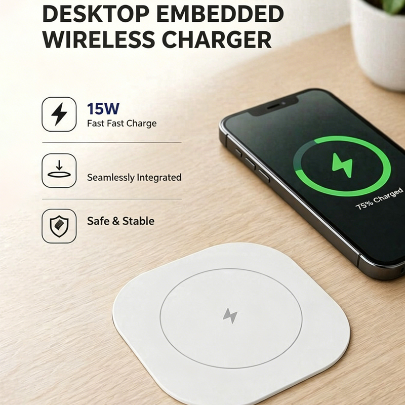 شاحن لاسلكي مدمج بقوة 15 واط - - مراجعة Home Office In Uk وسعره