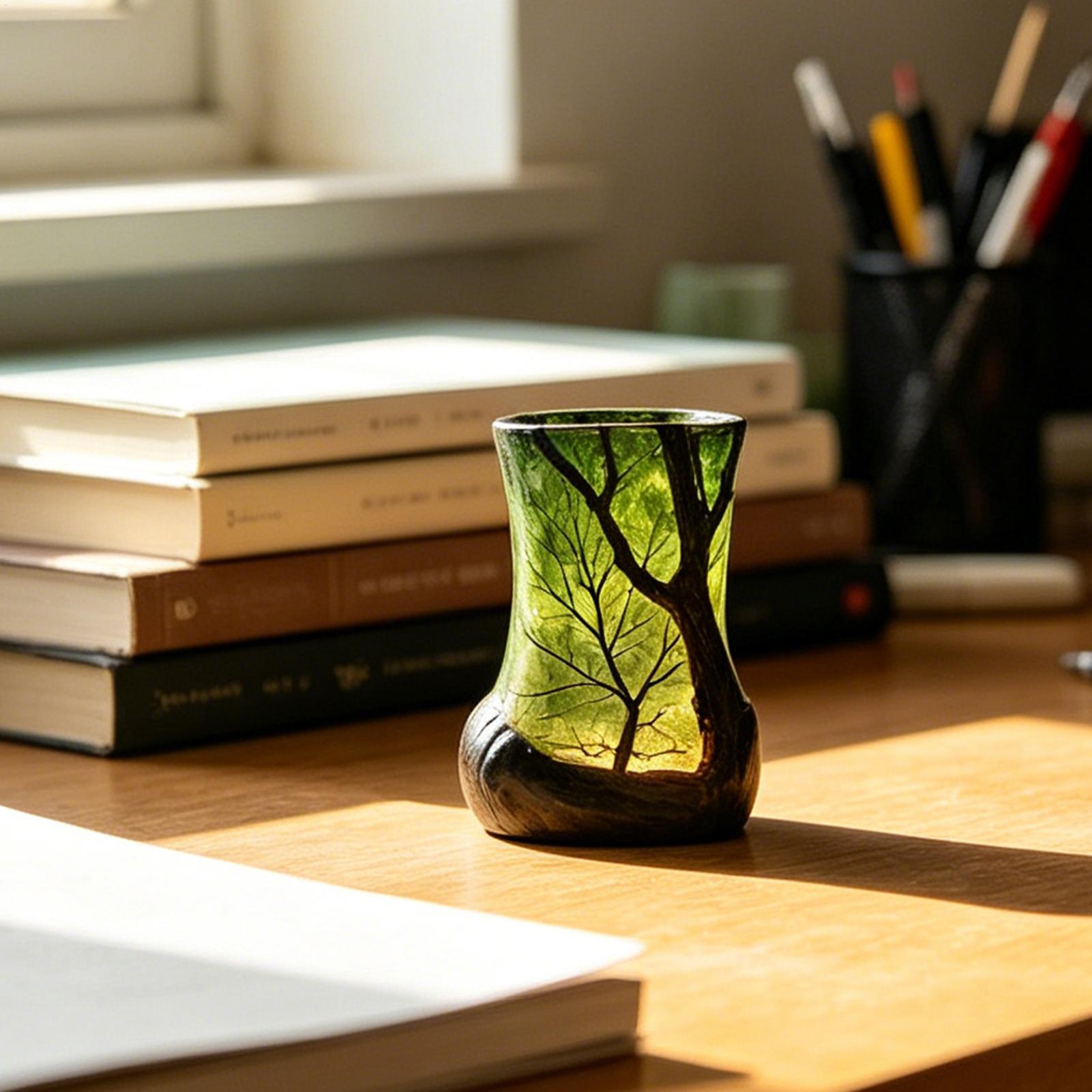 مصباح طاولة جانبي على شكل غابة - مراجعة Home Office Ideas وسعره