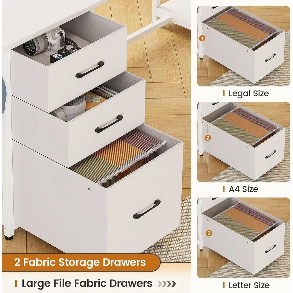 مكتب على شكل حرف L بسعة 58 بوص - مراجعة Home Office L Shaped Desk وسعره
