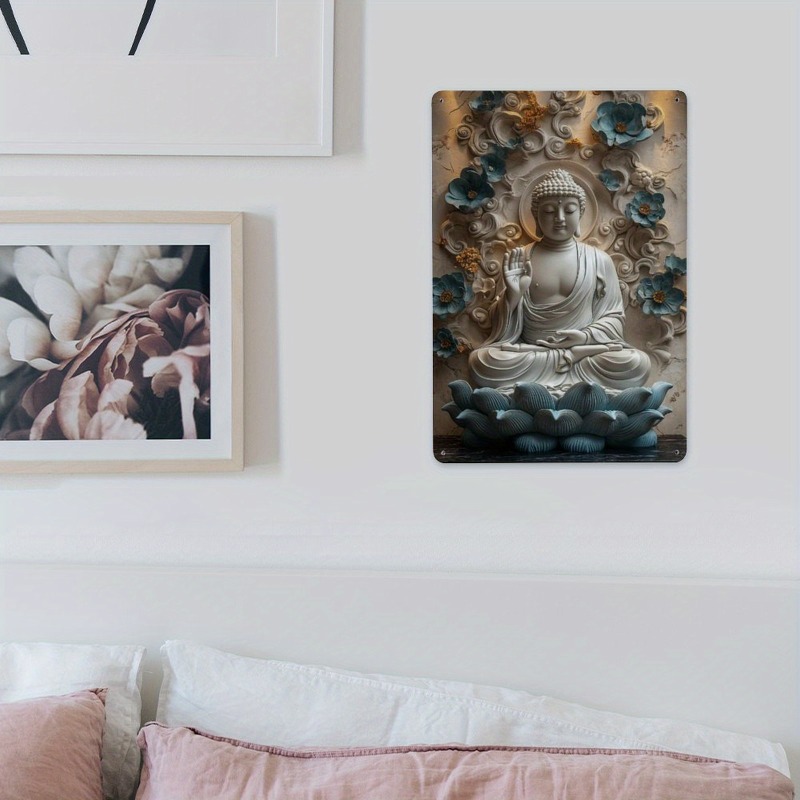 تمثال Zen Buddha من الألومنيوم - مراجعة Home Office Yoga Room Ideas وسعره