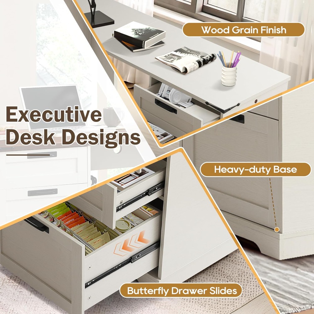 مكتب تنفيذي على شكل حرف L مقاس - مراجعة Home Office L Shaped Desk وسعره