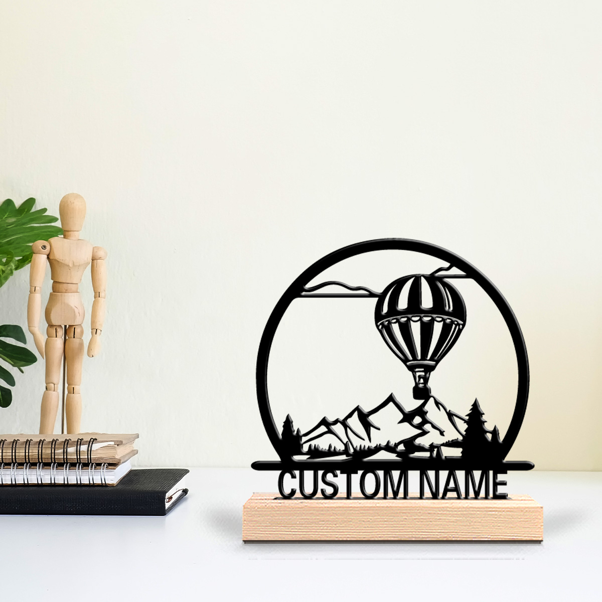 تمثال معدني على شكل منطاد هوائ - مراجعة Home Office Room وسعره