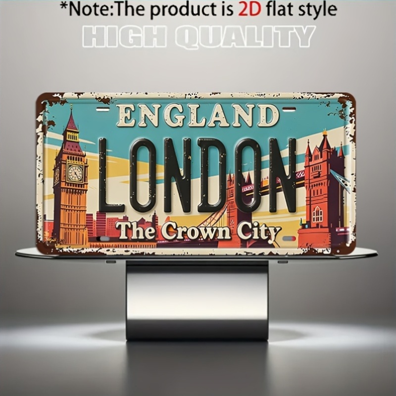لافتة معدنية بتصميم مدينة لندن - مراجعة Home Office London وسعره