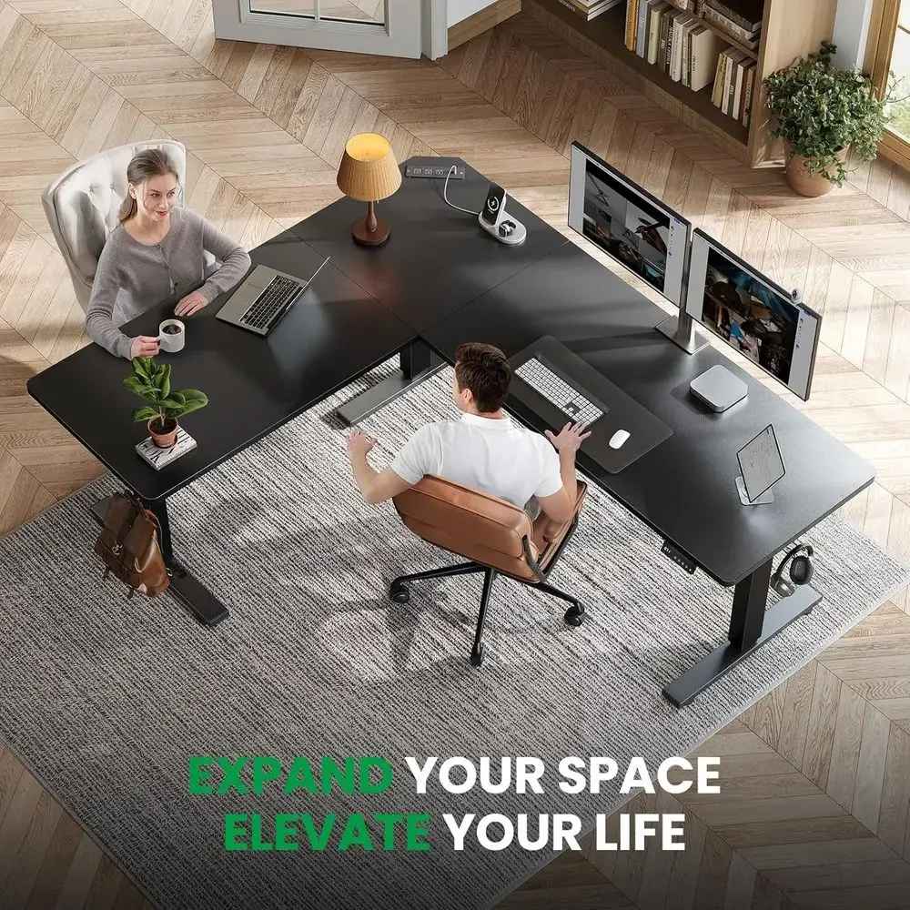 مكتب قابل للتعديل على شكل حرف  - مراجعة Home Office L Shaped Desk وسعره