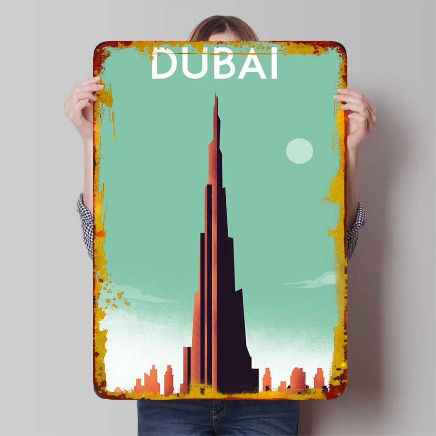 دبي أفق المعادن جدار الفن بورج - مراجعة Home Office Dubai وسعره