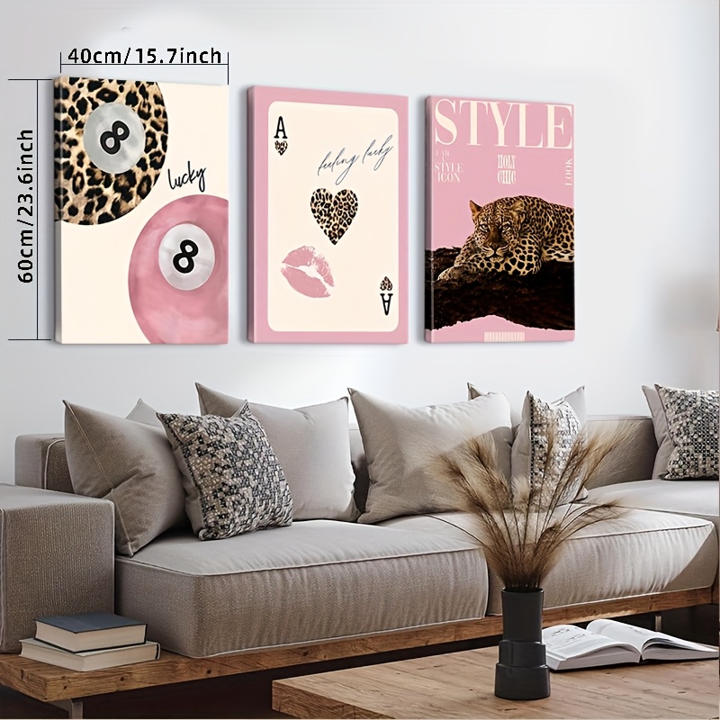 3 قطع من لوحات الفن الجداري ال - مراجعة Home Office Ideas وسعره