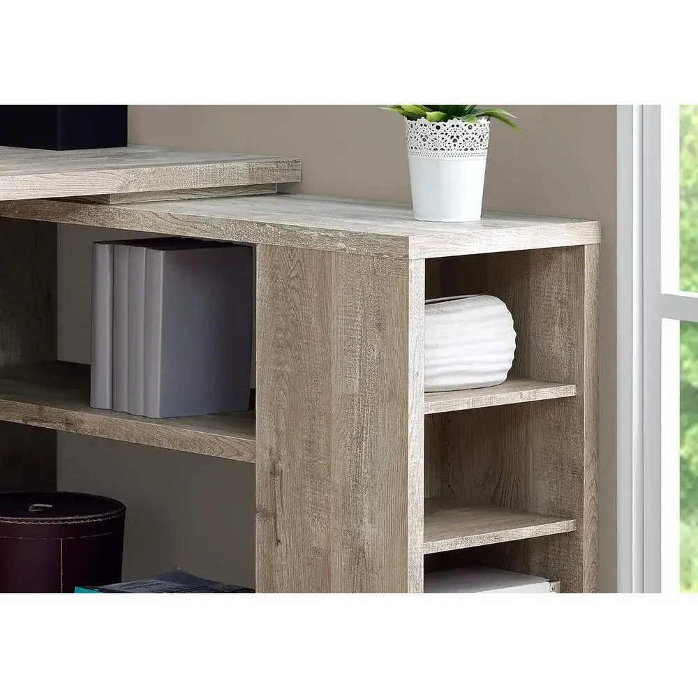 مكتب على شكل حرف L بسعة 60 قطع - مراجعة Home Office L Shaped Desk وسعره