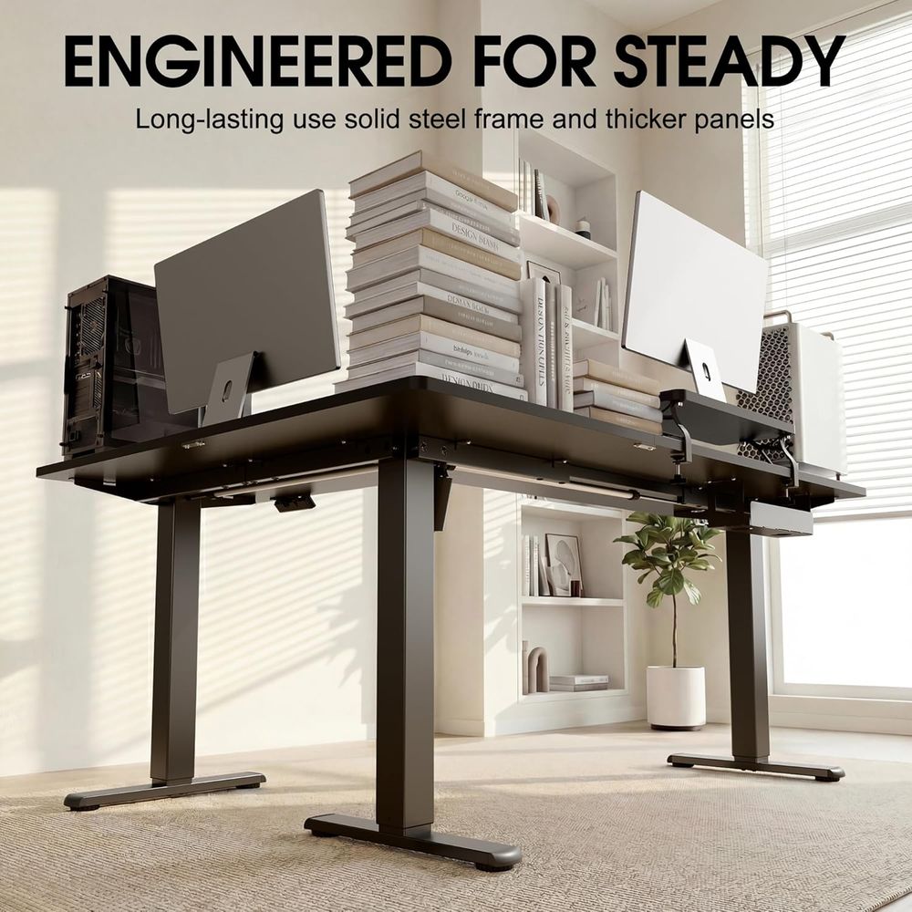 مكتب كهربائي على شكل حرف L قاب - مراجعة Home Office L Shaped Desk وسعره