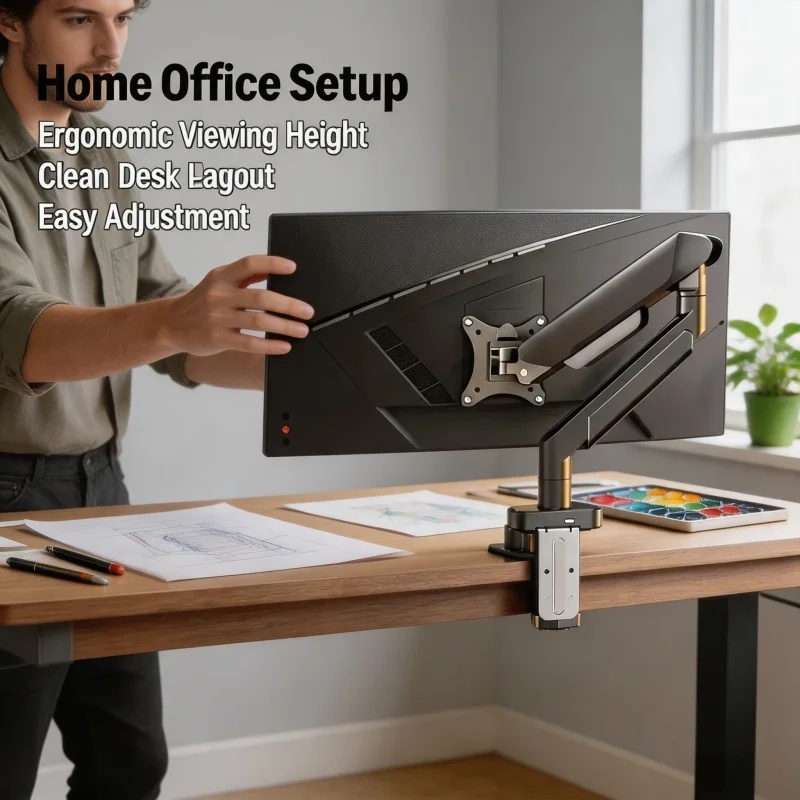 حامل شاشة أحادي للشاشات من 14  - مراجعة Monitor Riser Stand وسعره