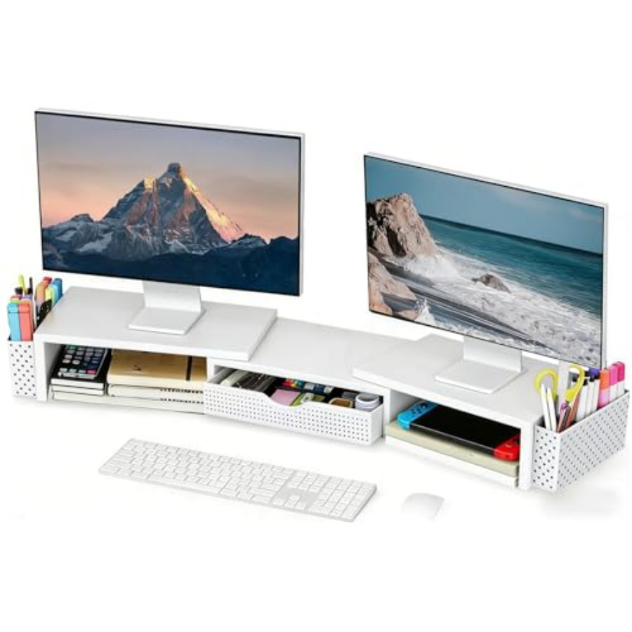 منظمات وإكسسوارات مكتبية معدني - مراجعة Monitor Riser Stand وسعره
